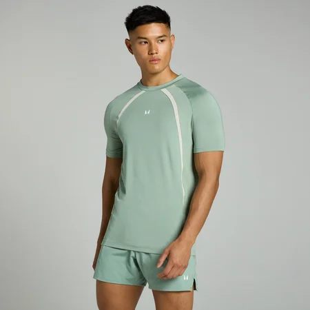 MP Tempo Panel T-Shirt til mænd – Pale Green