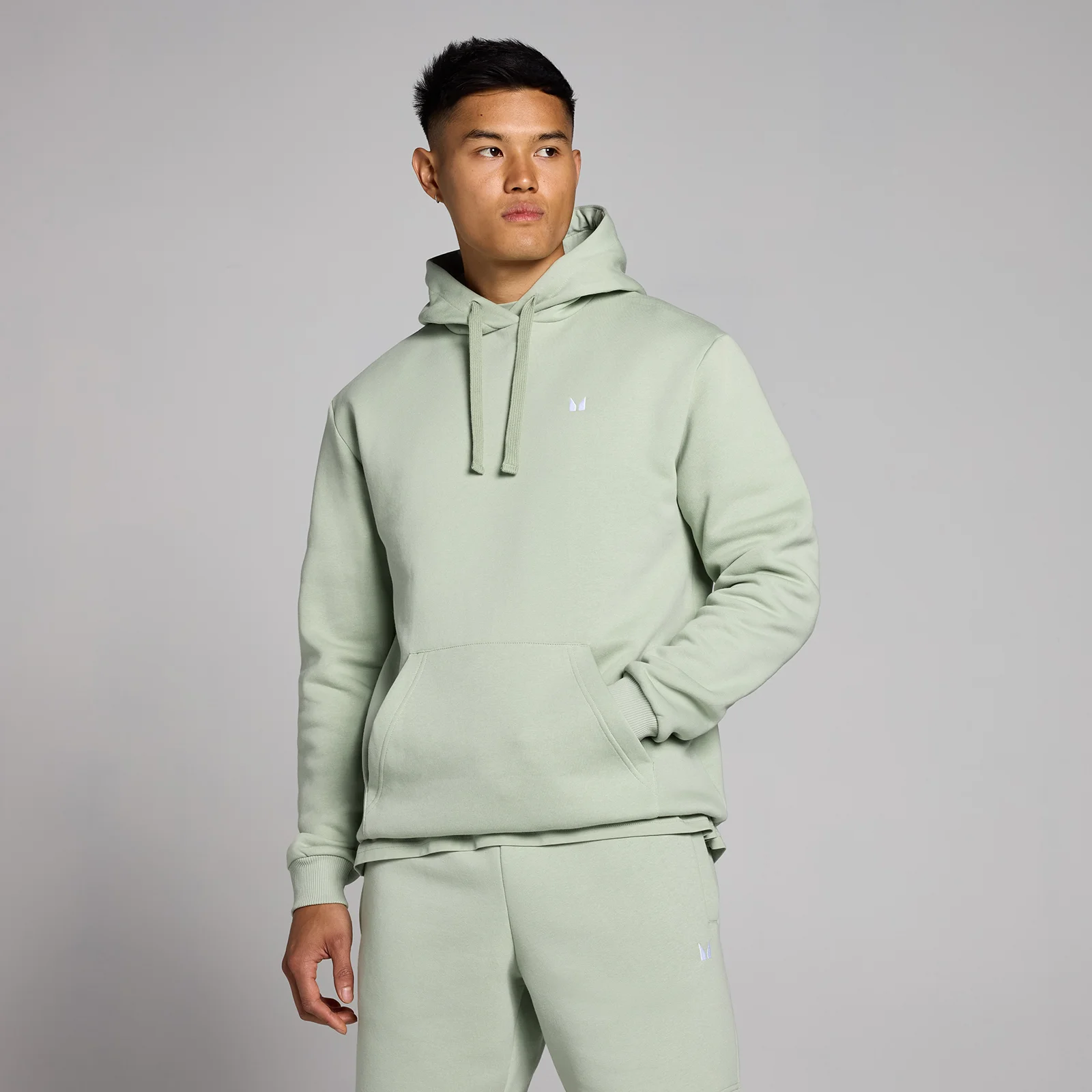 MP Rest Day Hoodie til mænd – Pastel Green - XXL Billede 1