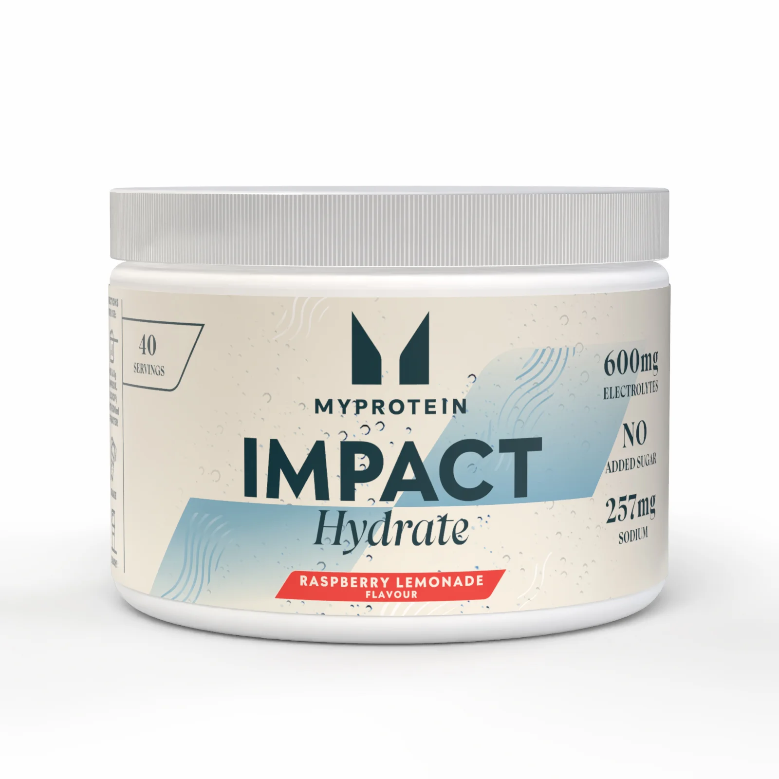 Impact Hydrate - 40servings - Hindbær Lemonade Billede 1