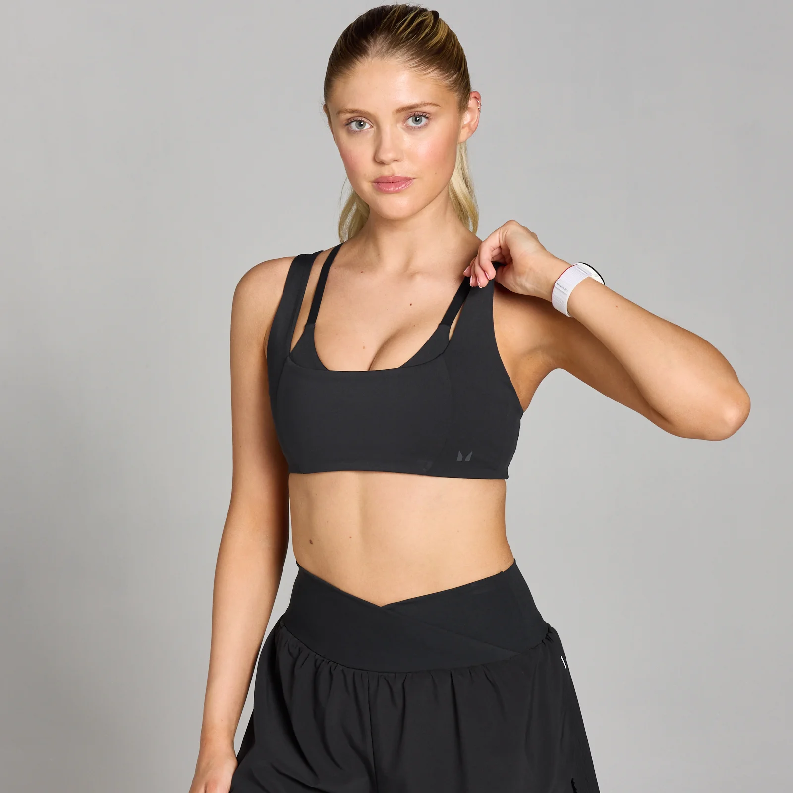 MP Tempo Double Layer Sports Bra til kvinder – Sort - XS Billede 1