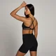 MP Tempo Strappy Back Sports Bra til kvinder − Sort