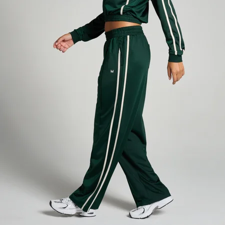 MP Tricot Track Straight Leg Joggers til kvinder – Dark Emerald