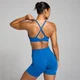 MP Tempo Twist Back Sports Bra til kvinder – True Blue