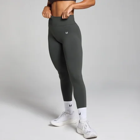 MP Tempo Mid-Rise Seamless Leggings til kvinder – Night Grey