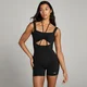MP Studio Gathered Bodysuit til kvinder – Sort