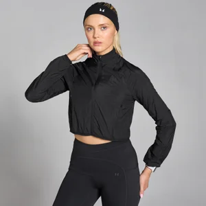 MP Velocity Slim Fit Cropped Windbreaker til kvinder – Sort - Size S