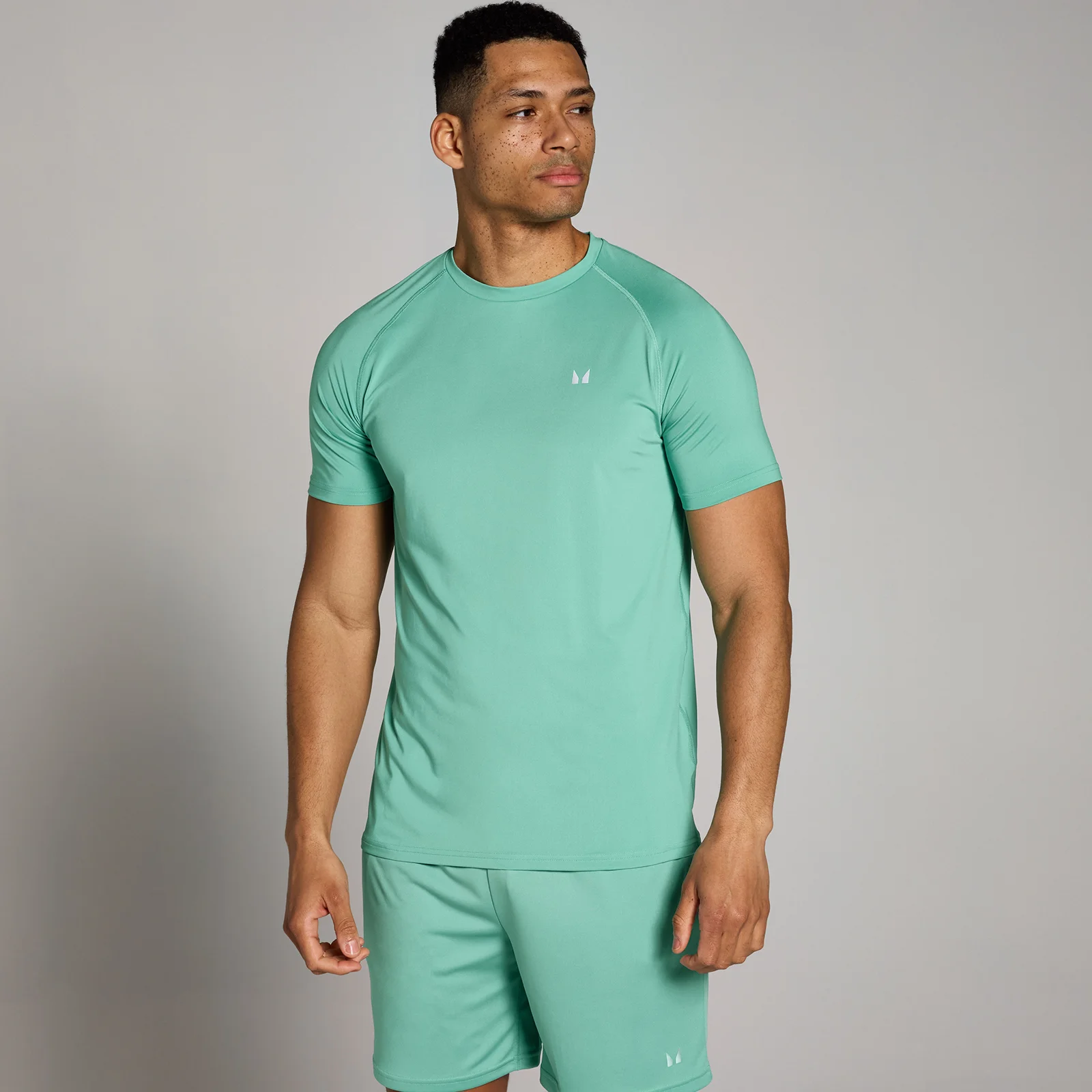 MP Training T-Shirt til mænd − Aqua - XS Billede 1