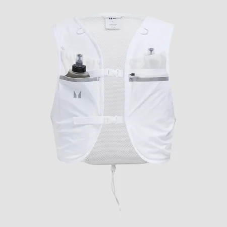 MP Velocity Ultra Hydration Vest og 2 Soft Running Bottles-Hvid