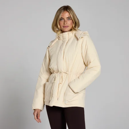 MP Adjustable Waist Short Jacket til kvinder – Soft Cream