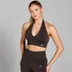 MP Tempo Seamless Halterneck Bra til kvinder – Chokolade