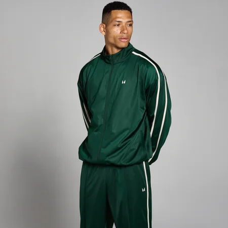MP Tricot Track Jacket til mænd – Dark Emerald