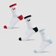 MP Tatiana Crew Socks pakke med tre − Rust/Aqua