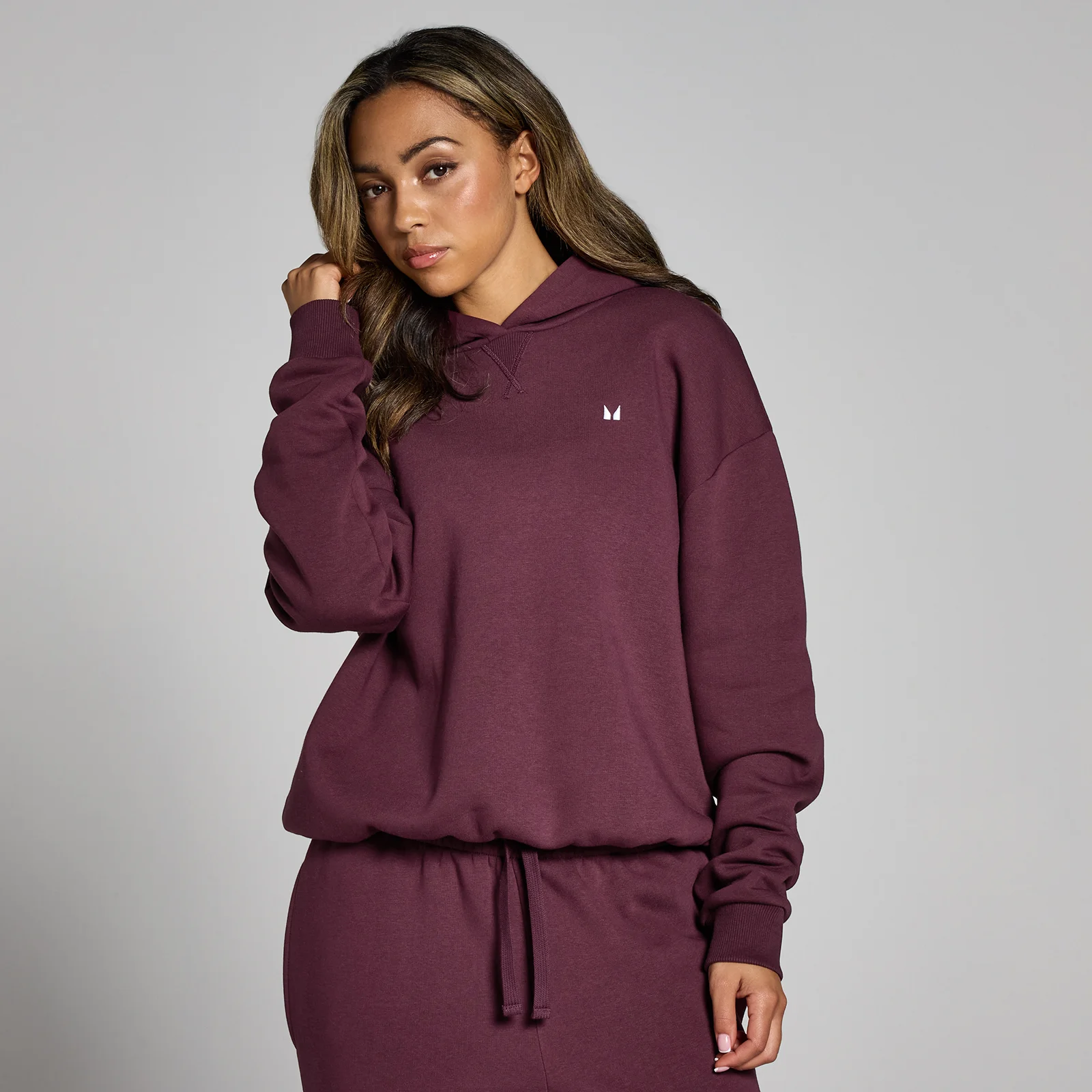 MP Basics Oversized Hoodie til kvinder – Deep Berry - XS Billede 1
