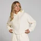 MP Fleece Hoodie til kvinder – Soft Cream