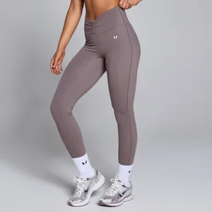 MP Tempo Ruched Front Leggings til kvinder – Mocha - Size L