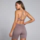MP Tempo Strappy Back Sports Bra til kvinder – Mocha