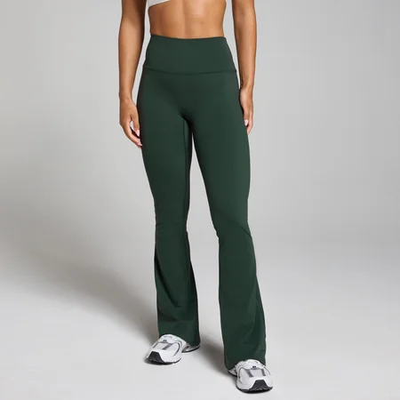 MP Tempo Flared Leggings til kvinder – Dark Emerald