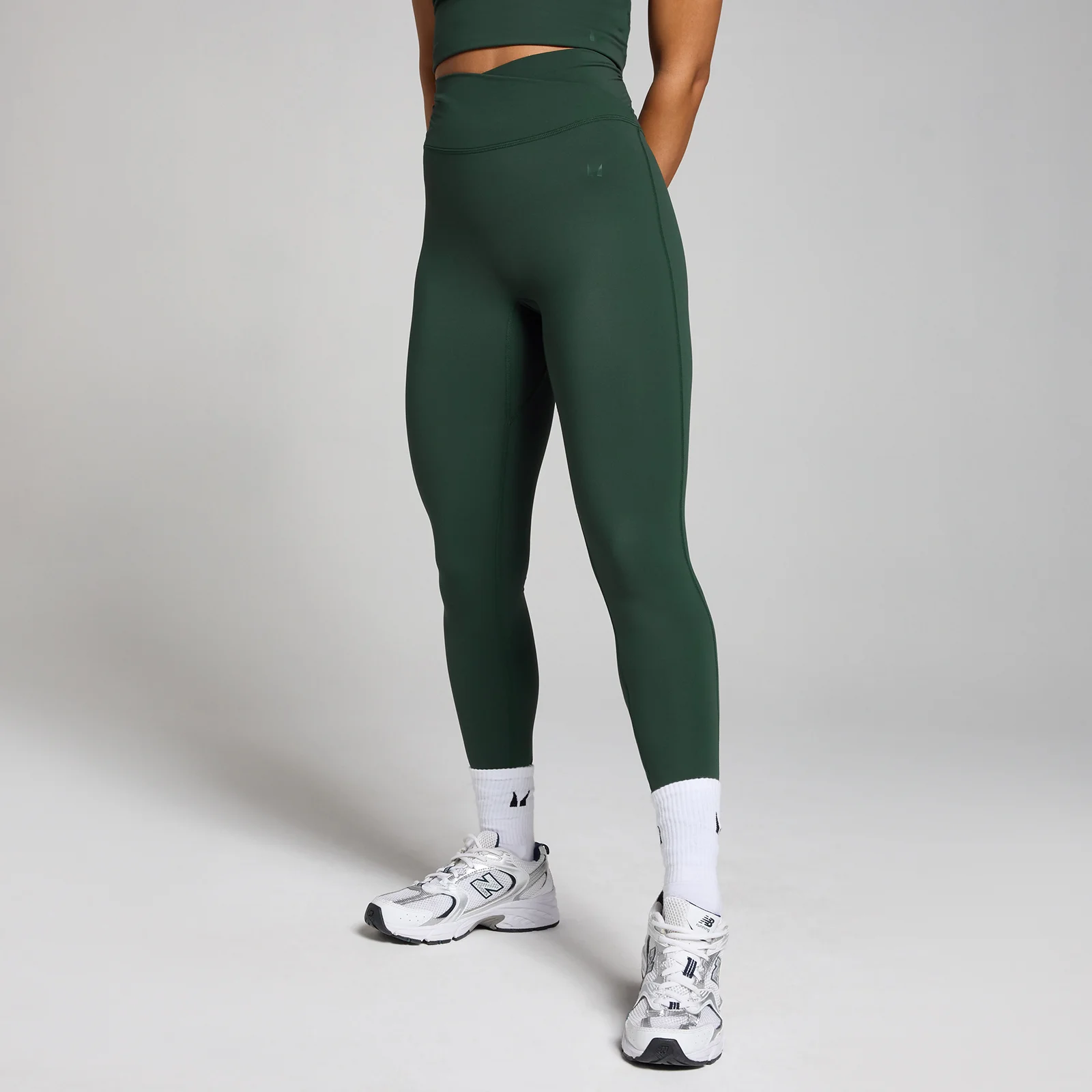 MP Tempo Leggings til kvinder – Dark Emerald - XL Billede 1