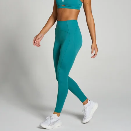 MP Tempo Ultra Curved Seam Leggings til kvinder – Aqua Teal