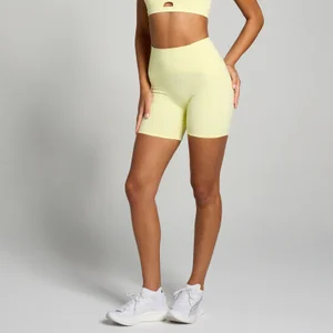 MP Tempo Ultra Curved Seam Shorts til kvinder – Lemon - Size XS