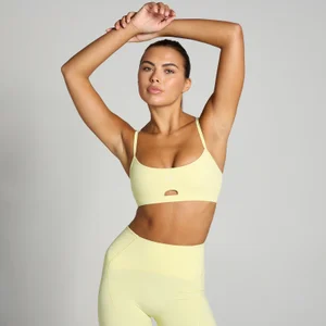 MP Tempo Ultra Strappy Bra til kvinder − Lemon - Size XS
