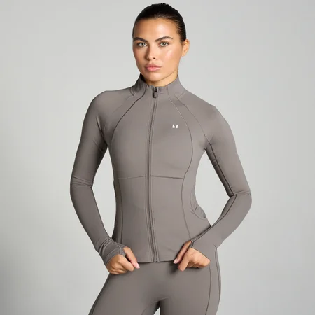 MP Tempo Ultra Curved Seam Jacket til kvinder – Dark Truffle
