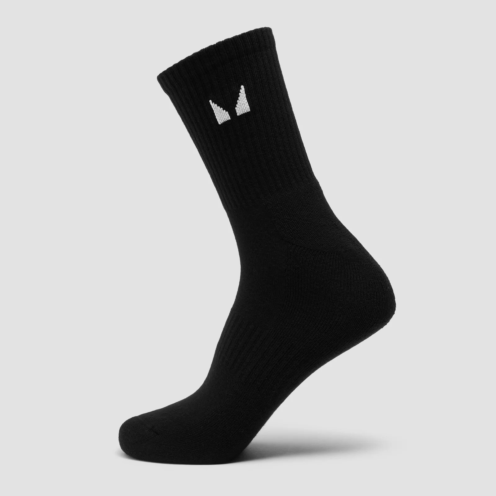 MP Unisex Crew Socks (1 Pack) - Black - UK 9-11 Billede 1