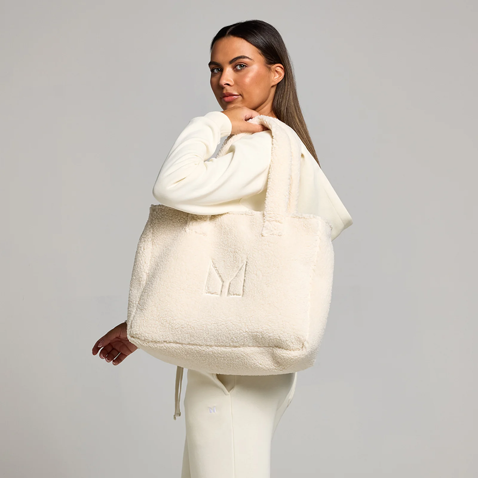 MP Borg Padded Tote − Soft Cream Billede 1