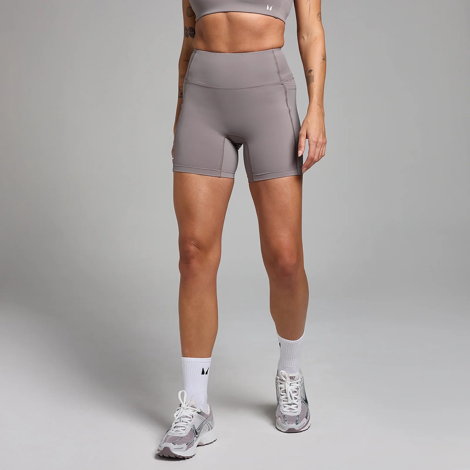 MP Active Pocket Cycling Shorts til kvinder – Cool Grey - S Billede 1