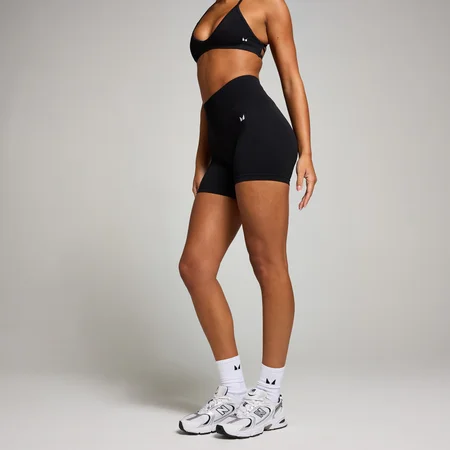 MP Invisible Scrunch Seamless Shorts til kvinder – Sort