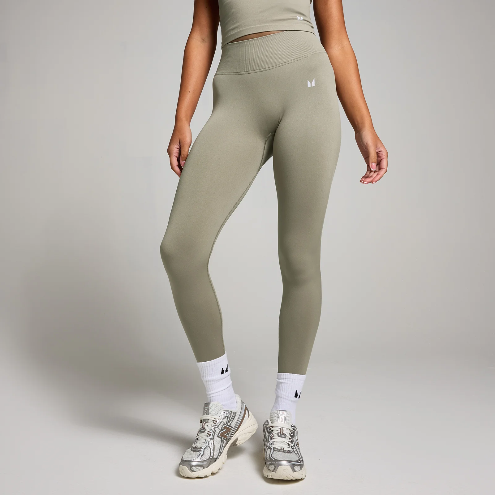 MP Invisible Scrunch Seamless Leggings til kvinder – Deep Sage - XL Billede 1