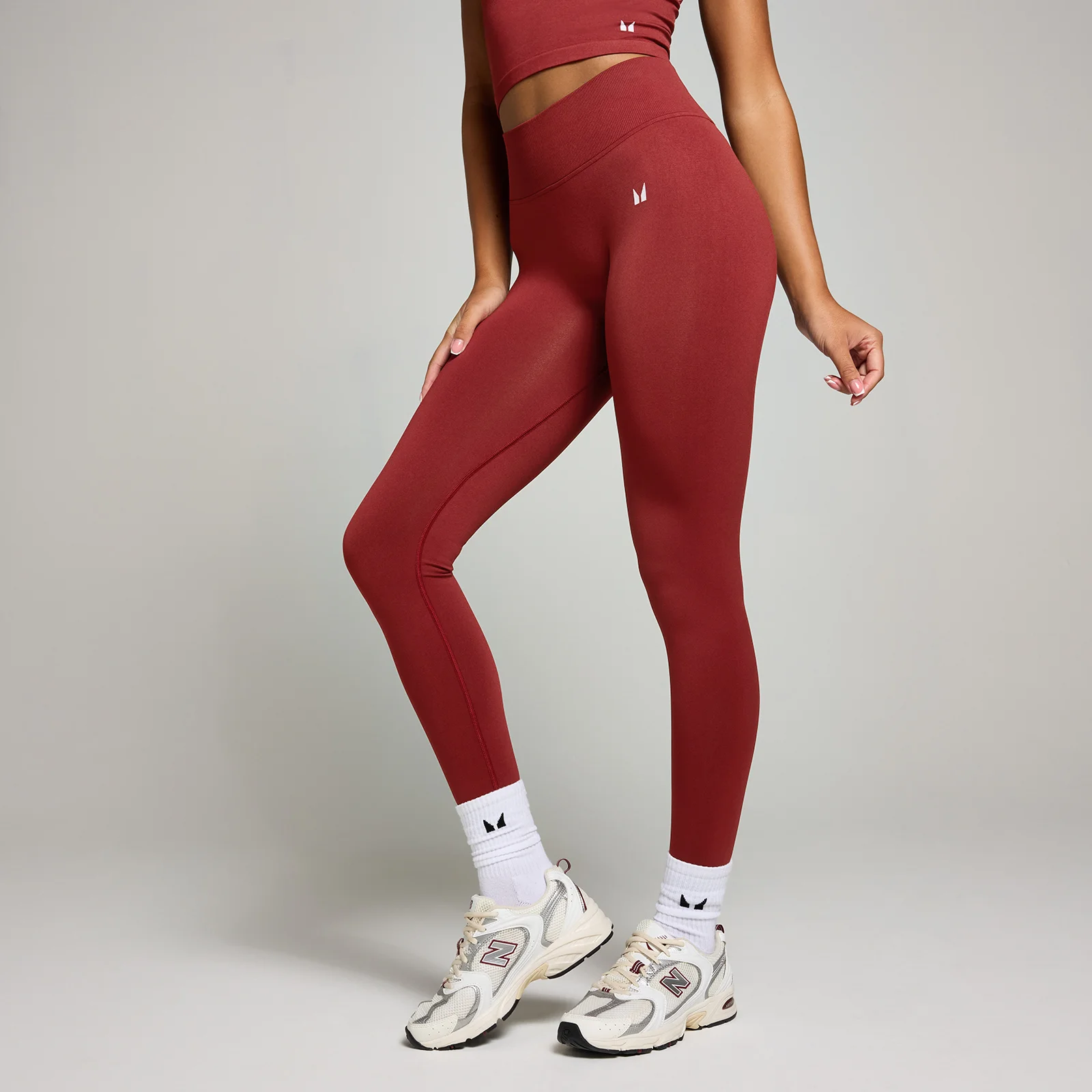 MP Invisible Scrunch Seamless Leggings til kvinder – Cherry - XS Billede 1