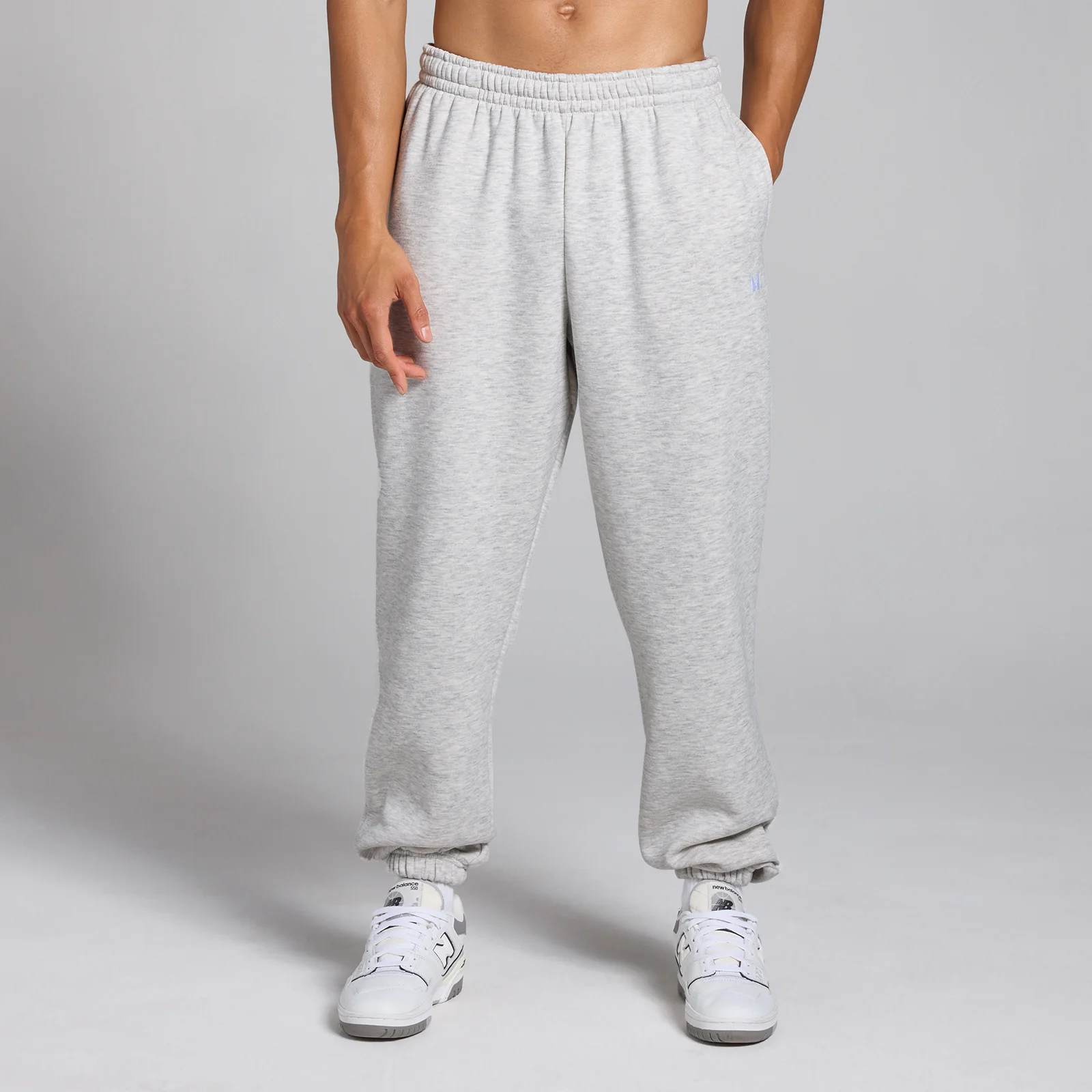 MP Rest Day Oversized Jogger til mænd – Light Grey Marl - XS Billede 1