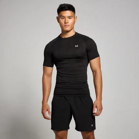 MP Tempo Pillar Graphic Seamless T-shirt til mænd – Sort