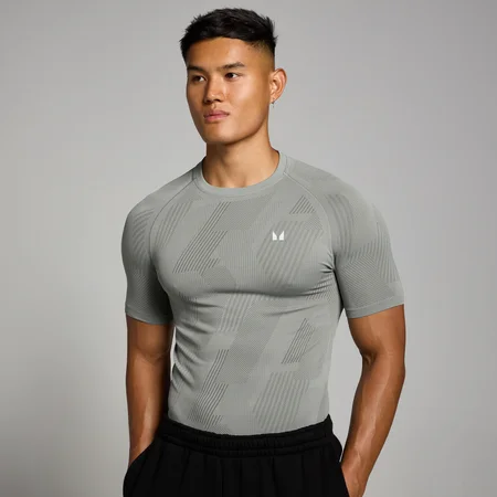 MP Tempo Pillar Graphic Seamless T-shirt til mænd – Storm