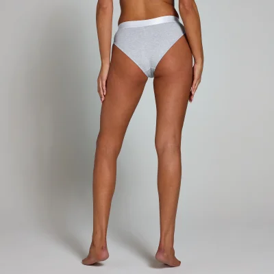 MP Mid Rise Bikini Brief til kvinder (pakke med 5) − Hvid/Sort/Grey Marl - XS Billede 7
