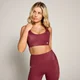 MP X Tatiana High Shine Sports Bra − Burgundy