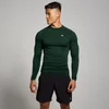 MP Tempo Pillar Graphic Seamless Long Sleeve Top til mænd – Dark Emerald