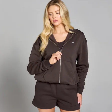 MP Basics Zip Through Hoodie til kvinder – Chokolade