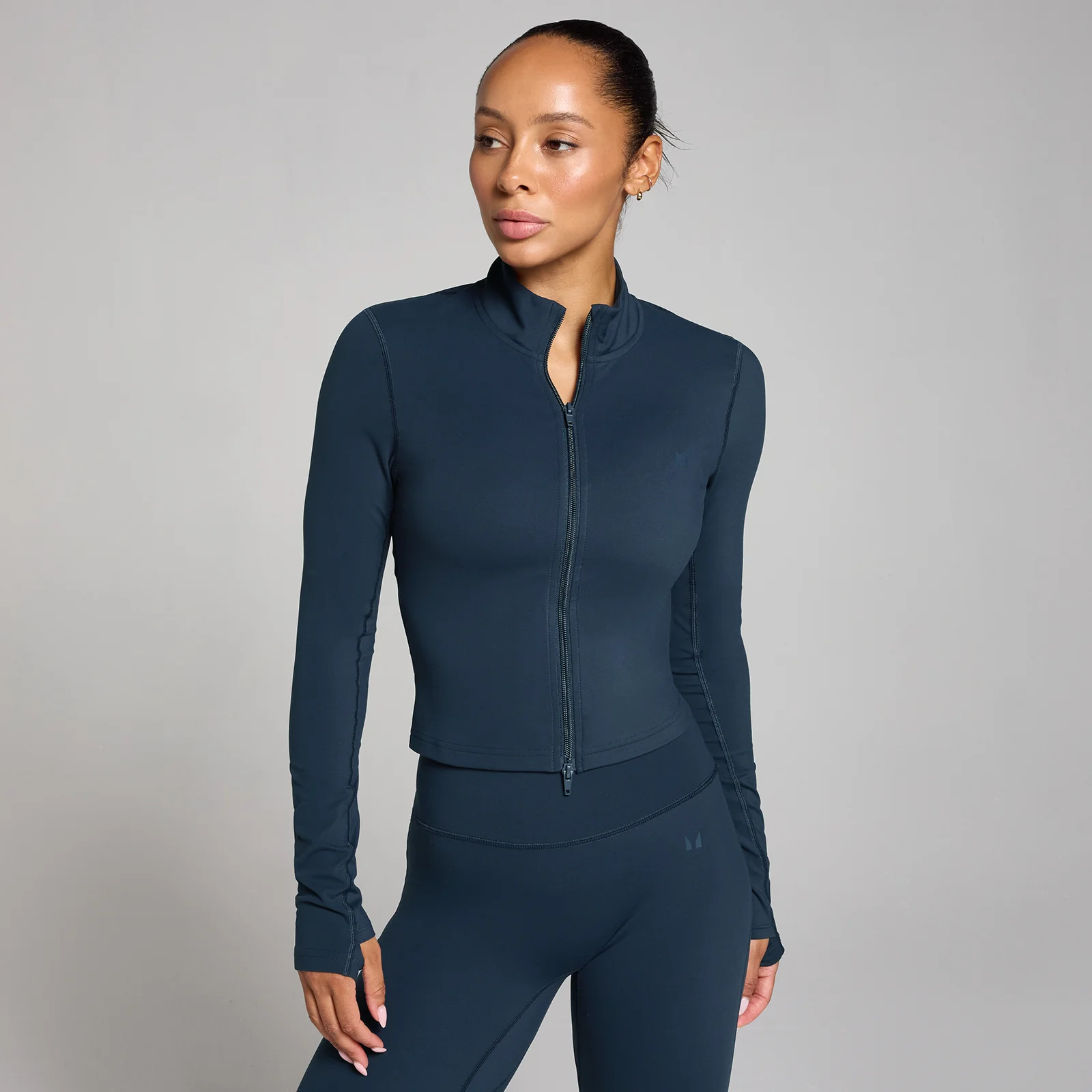 MP Tempo Cropped Jacket til kvinder – Dark Sappire - XS Billede 1