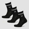 MP Pilates Socks (pakke med tre) − Sort