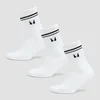 MP Pilates Socks (pakke med 3) − Hvid