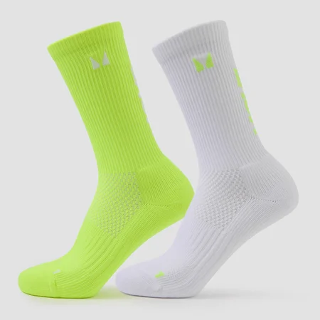 MP Move Club Running Socks (pakke med 2) − Gul