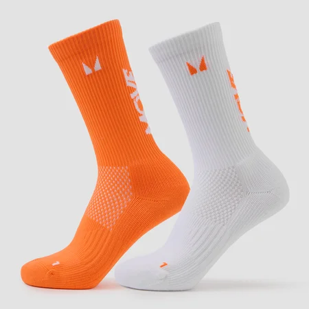 MP Move Club Running Socks (pakke med 2) − Orange