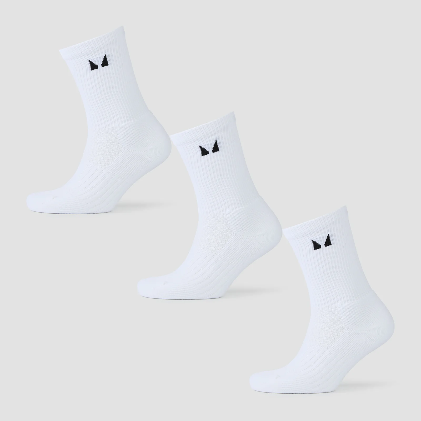 MP Running Socks (pakke med tre) − Hvid - UK 2-5 Billede 1