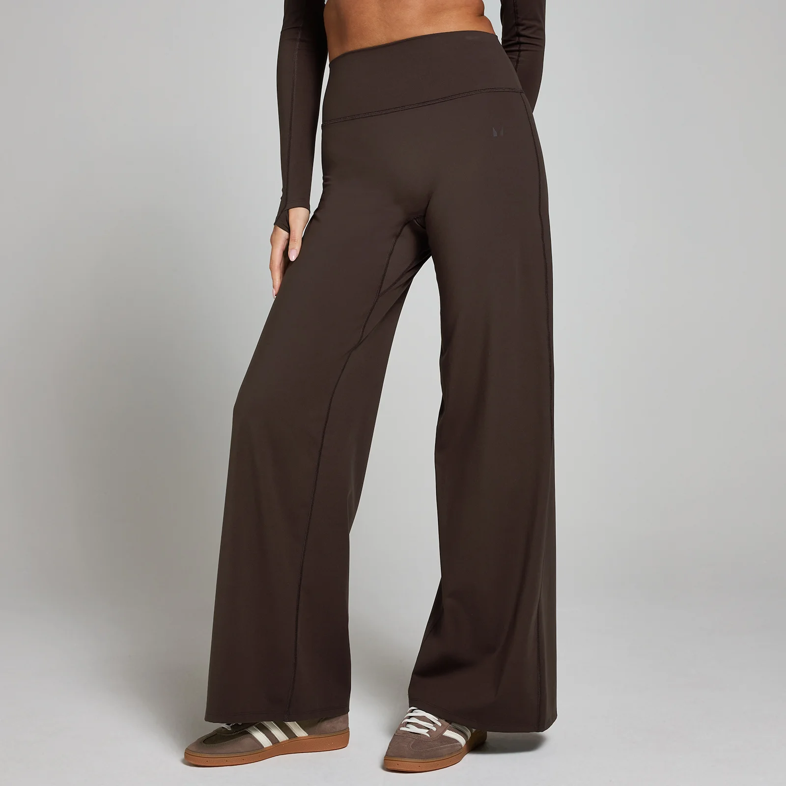 MP Tempo Wide Leg Leggings til kvinder – Cocoa - XS Billede 1