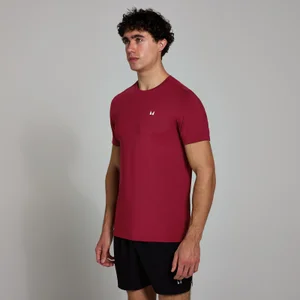 MP Active Gridded T-Shirt til mænd – Deep Red - Size XS