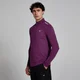 MP Active Gridded 1/4 Zip til mænd – Plum