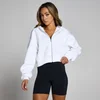 MP Basics Zip Through Cropped Hoodie til kvinder – Hvid