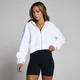 MP Basics Zip Through Cropped Hoodie til kvinder – Hvid